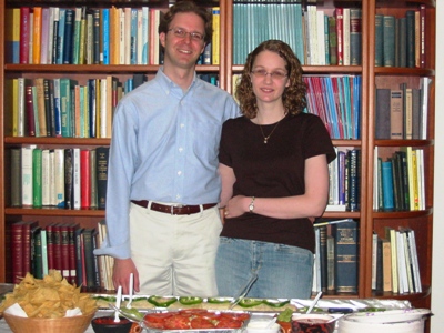 Angela and Paul Macklin after his Ph.D. dissertation defense on May 15, 2007